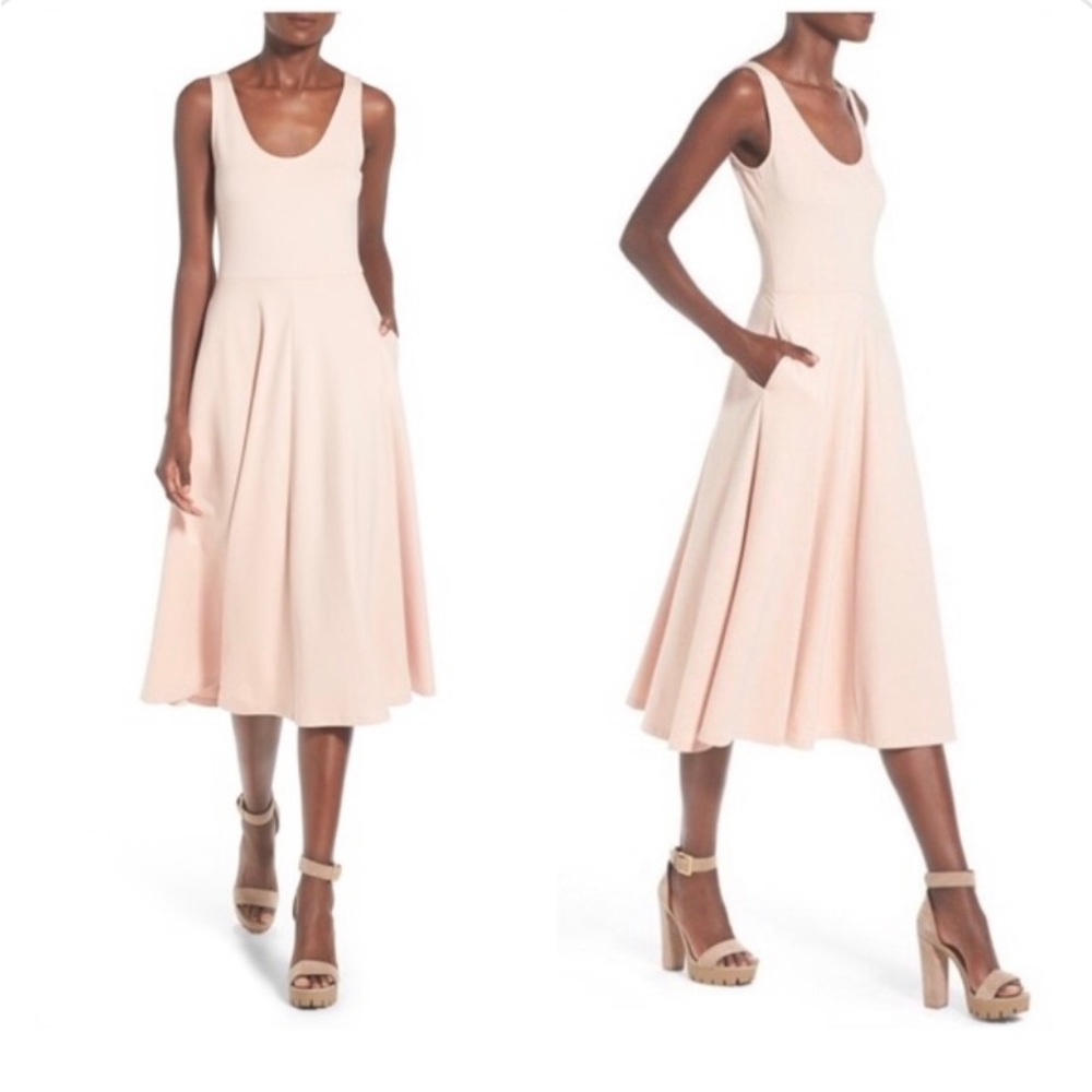 Leith Stretch Knit Midi Dress